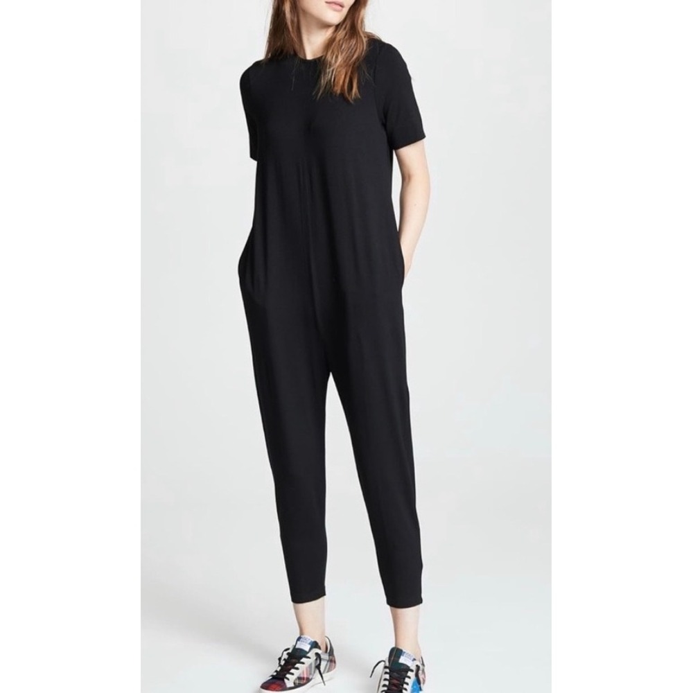 HATCH Collection The Walkabout Jumper Black Maternity Jumpsuit Sz 2/ Medium NWOT
